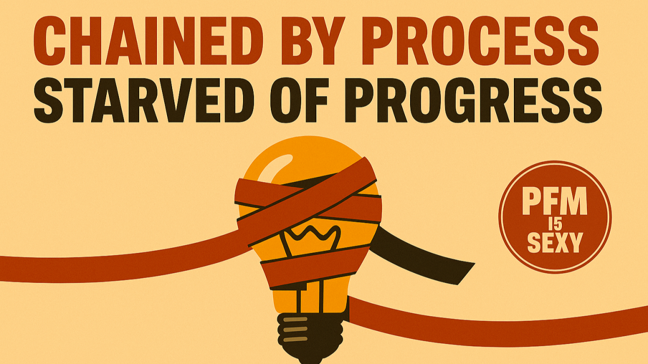 PFM is Sexy: Control Freak Finance Systems Kill Innovation